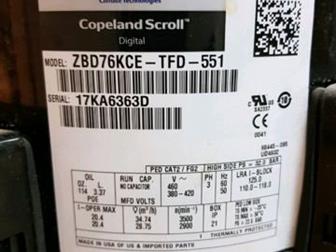    ZBD 76 KCE-TFD-551 Copeland,  : Emerson  Copeland Scroll  ZB    