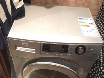 Haier inverter  850 на 590 на 450 Металик В хорошем состоянии Продаем в связи с переездом Бак - нержавеющая сталь Объем - 6 кг Вес - 65 кг Работает тихо Экономное в Екатеринбурге