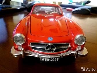  Mercedes Benz 300 SL 1954 ,   1:18     Bburago,  , ,  ,   