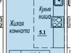 Студия, 26 м?, 5/17 эт.