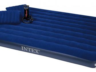   Intex Classic Downy Bed Set Queen Size 15220322 68765,    Intex Classic Downy Bed Set Queen      