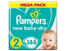 Pampers  New Baby Dry 2 (4-8 ) 144 