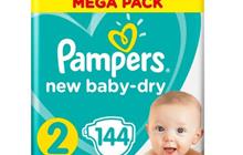 Pampers  New Baby Dry 2 (4-8 ) 144 