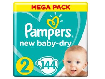   Pampers  New Baby Dry 2 (4-8 ) 144 ,      :   