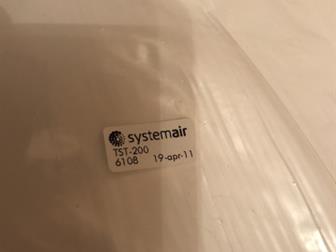 ������ ����� � �������� ������� ��������� �������� Systemair TST,  � ������� 6 ��, � ������
