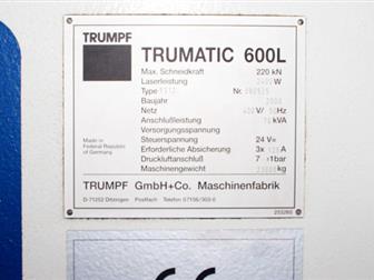  foto     Trumpf Trumatic 600L 82834042  