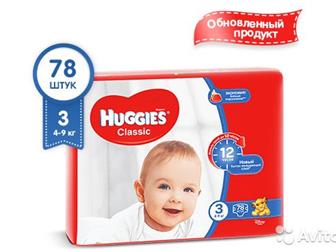   Huggies Classic 4-9  ( 3) 78 ,     ,    , :   -