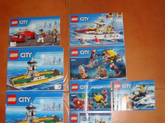 Lego City 60034  (ARCTIC HELICRANE) - 1500Lego City 60147   (Fishing Boat) - 1000 - Lego City 60126    (60126)  